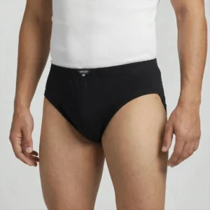 شورت مردانه اسلیپ نخ پنبه مشکی (پک سه عددی)