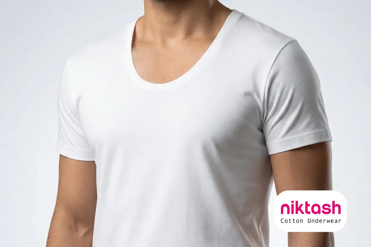 زیرپوش مردانه نیم آستین